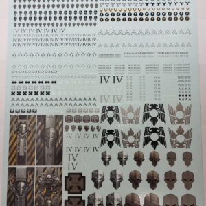 Iron Warriors Legion Transfer Sheet