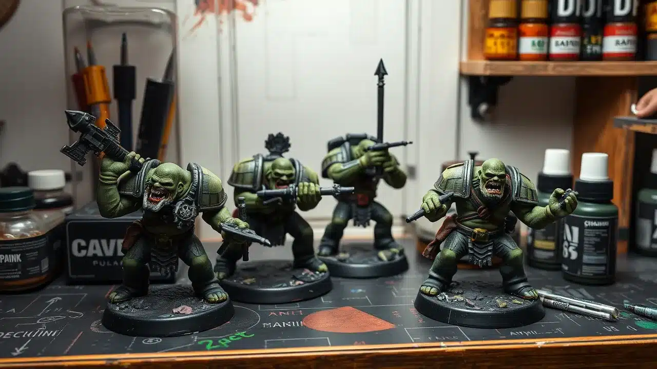 Painting Guide: Ork Boyz Speed Scheme with Citadel Base, Contrast and Shade